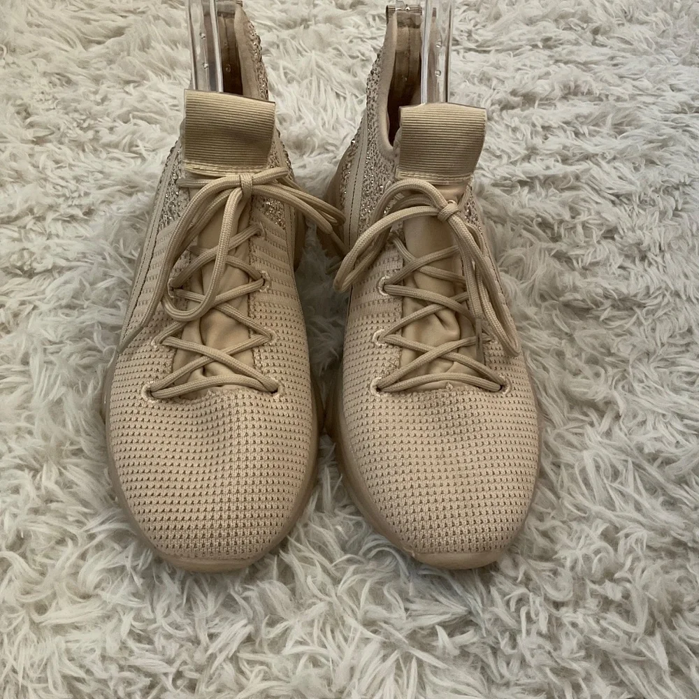Madden Girl Shimmerr Sneakers‎ - Tan - Size 10